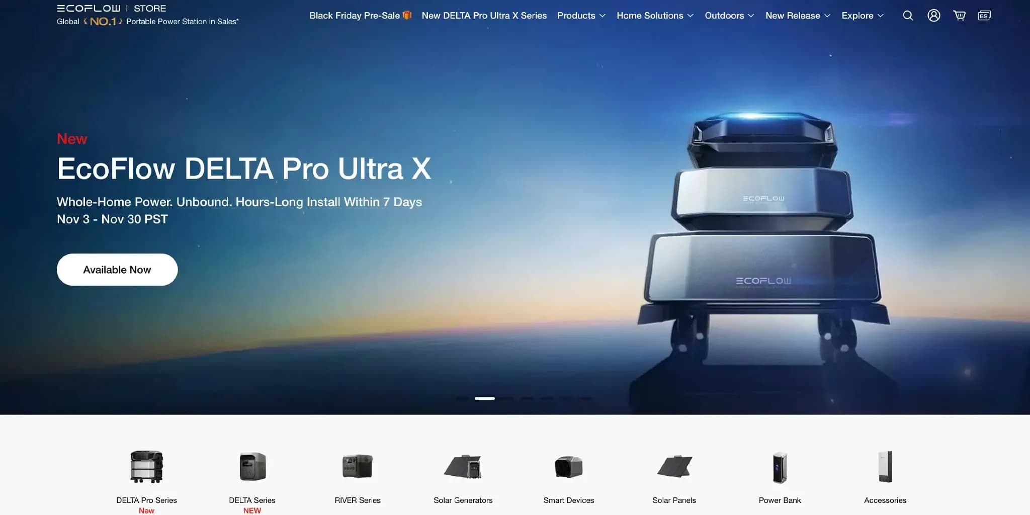 EcoFlow.com Promo Codes for November 2025