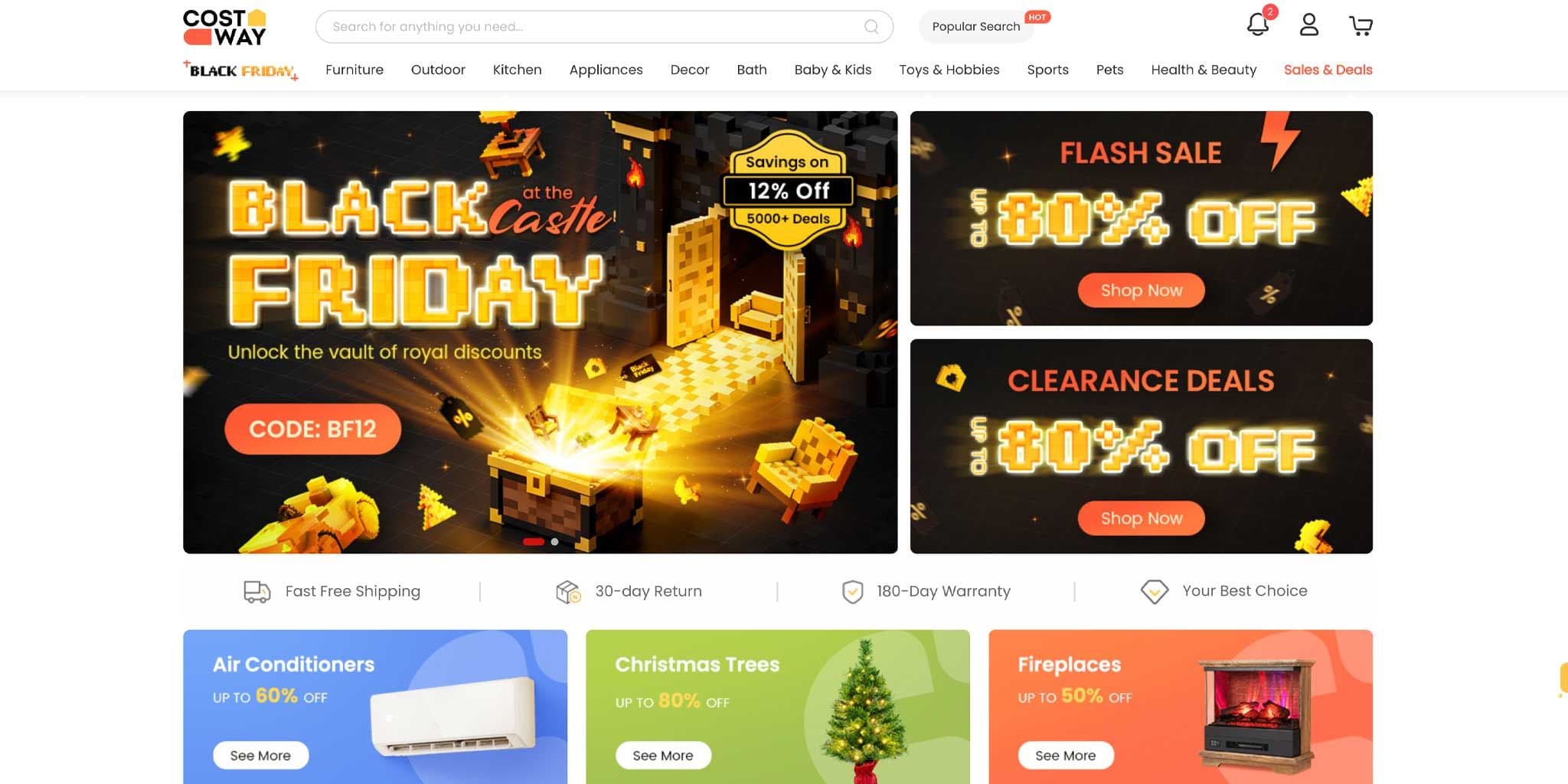 Costway.com Promo Codes for December 2025