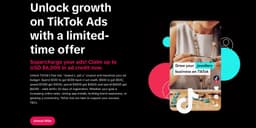 TikTok Ads (TikTok for Business) - Promo Codes and Deals for December 2025
