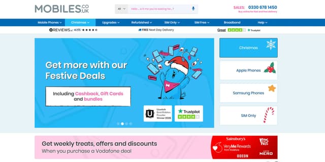 Mobiles.co.uk Promo Codes for December 2025