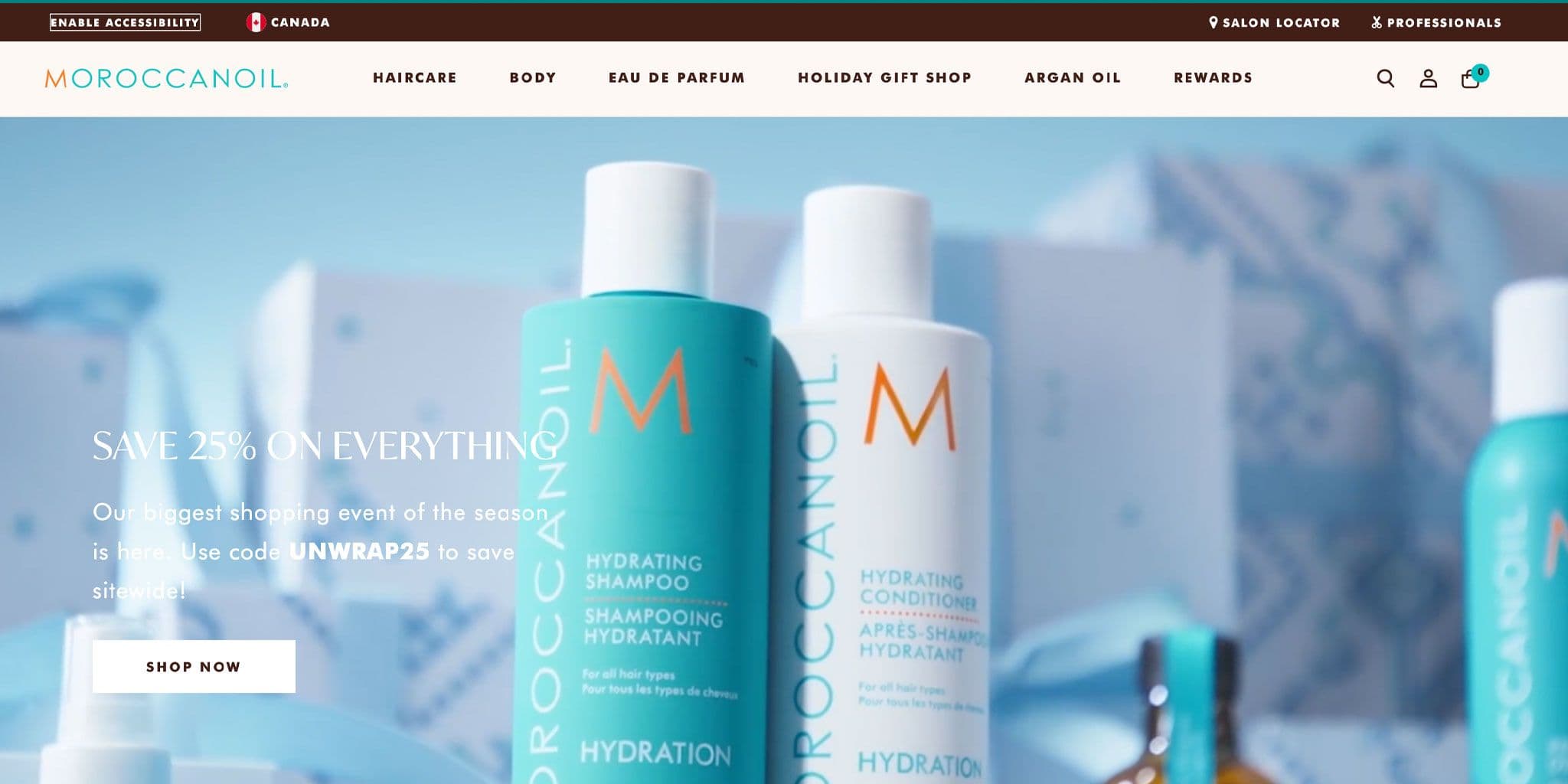 Moroccanoil.com Promo Codes for December 2025