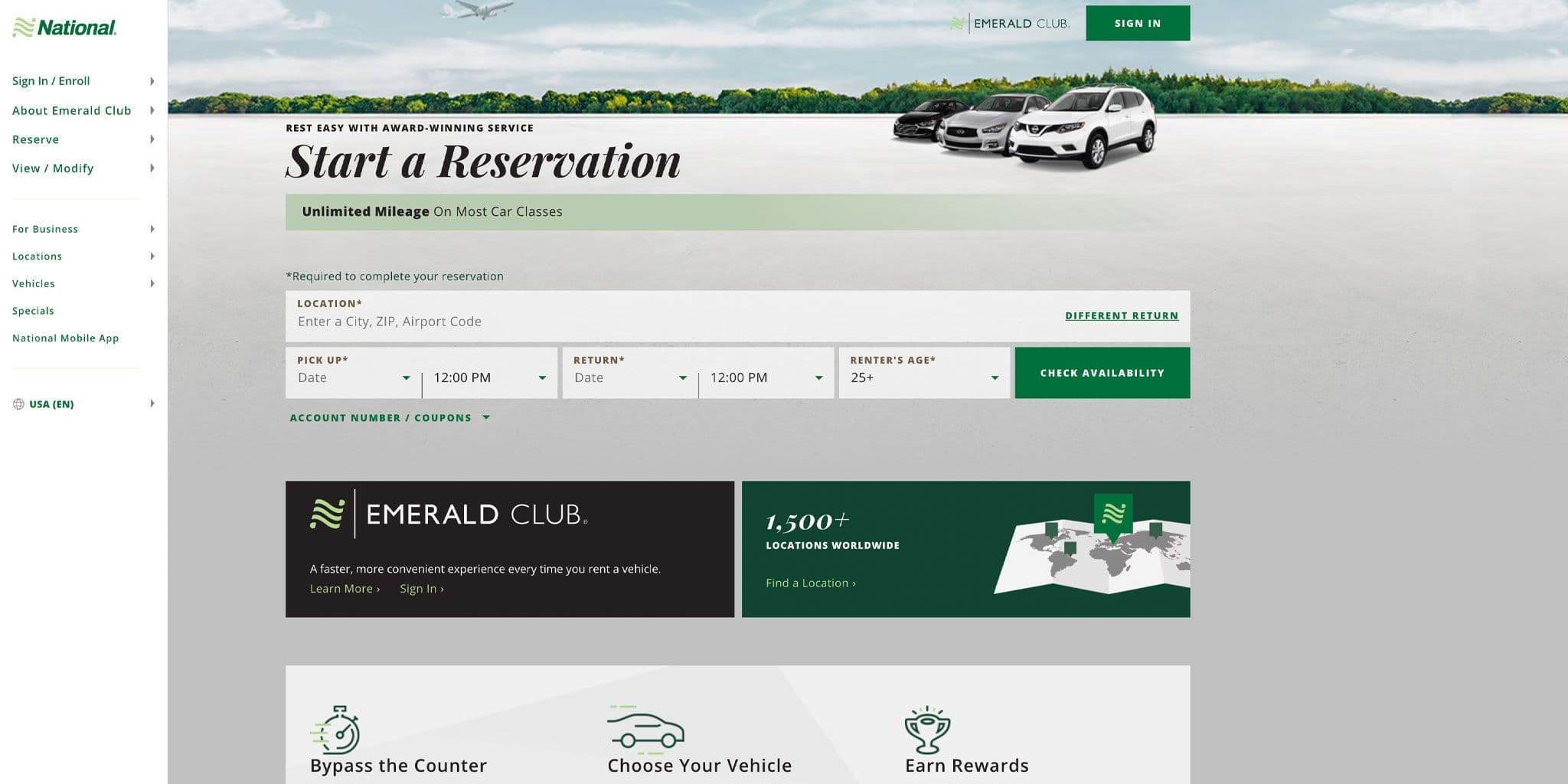 NationalCar.com Promo Codes for February 2026