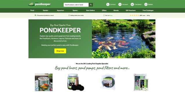 Pondkeeper.co.uk Promo Codes for February 2026