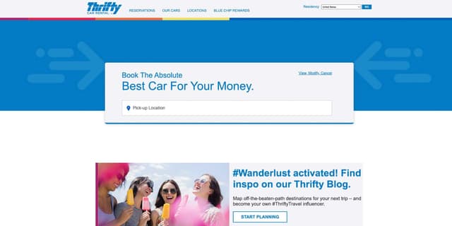 Thrifty.com Promo Codes for January 2026