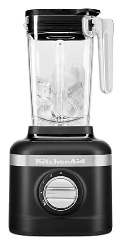 KitchenAid K150 3 Speed Ice Crushing Blender with 2 Personal Blender Jars - KSB1332Y,Black Matte, 48 oz