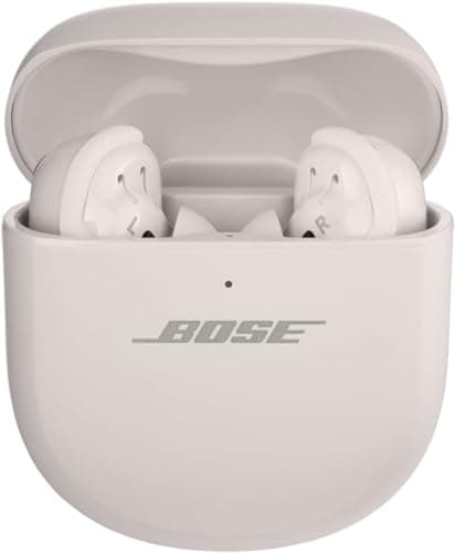 Bose QuietComfort Ultra Bluetooth Earbuds, Wireless Earbuds with Spatial Audio and World-Class Active Noise Cancellation, Deep Bass, Up to 6 Hours of Playtime, White Smoke