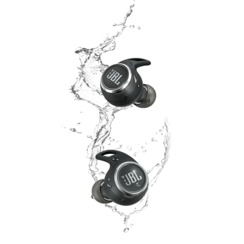 JBL Reflect Aero - True Wireless Noise Cancelling Active Earbuds, 6 mics for Perfect Calls with VoiceAware, Extreme dustproof & Waterproof, Comfortable, Secure fit, 24hr with Fast-Charging (Black)