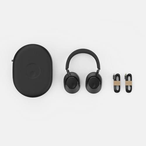 Cambridge Audio Melomania P100 Headphones - Bluetooth, Active Noise Cancelling with Hi-Fi Sound, 100 Hour Playback with User Replaceable Battery, Gaming Mode and Carry Case (Black)