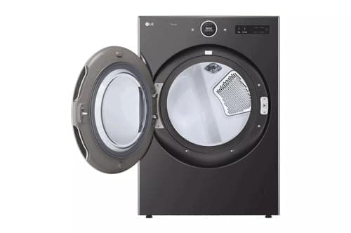 LG DLEX6700B 27 Inch Smart Electric Dryer with 7.4 Cu. Ft. Capacity, 23 Dryer Cycles, Wrinkle Care, TurboSteam, Dial-A Cycle™ Knob, FlowSense Indicator, AI Fabric Sensor