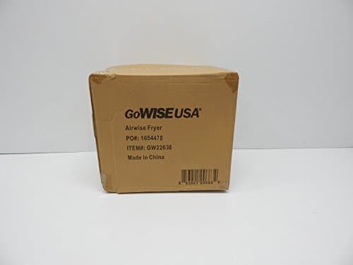 GoWISE USA 3.7-Quart Programmable Air Fryer with 8 Cook Presets, GW22638 - Black