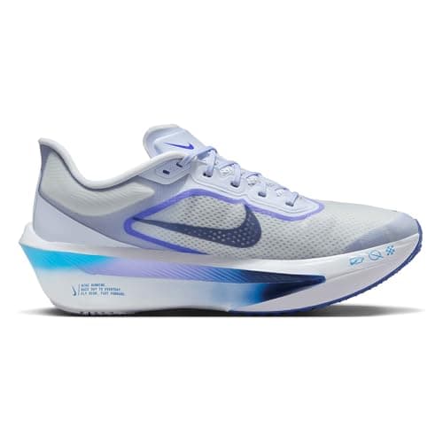 Nike Zoom Fly 6 Men's Road Racing Shoes (FN8454-002, Ghost/Football Grey/Blue Lightning/Blue Void)