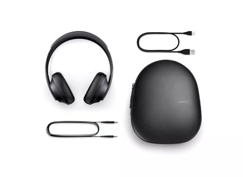 Bose Headphones 700, Noise Cancelling Bluetooth Over-Ear Wireless Headphones with Built-in Microphone for Clear Calls and Alexa Voice Control, Black