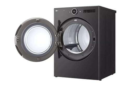 LG DLEX6700B 27 Inch Smart Electric Dryer with 7.4 Cu. Ft. Capacity, 23 Dryer Cycles, Wrinkle Care, TurboSteam, Dial-A Cycle™ Knob, FlowSense Indicator, AI Fabric Sensor