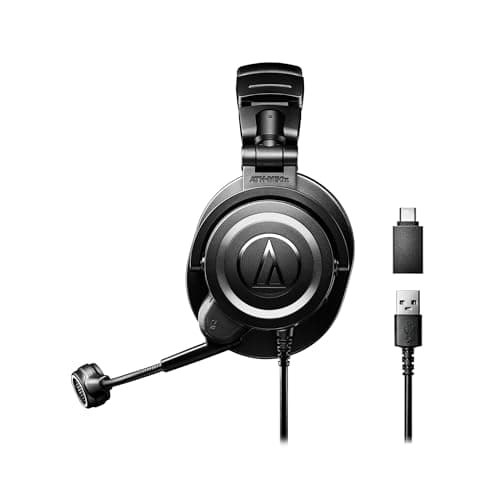 Audio-Technica ATH-M50xSTS-USB StreamSet Streaming Headset,Black