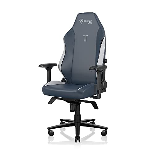 Secretlab Titan Evo Royal Gaming Chair - Reclining, Ergonomic & Comfortable Computer Chair with 4D Armrests, Magnetic Head Pillow & 4-Way Lumbar Support - Blue - Leatherette