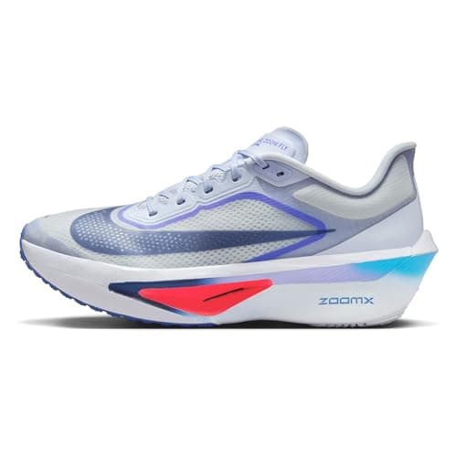 Nike Zoom Fly 6 Men's Road Racing Shoes (FN8454-002, Ghost/Football Grey/Blue Lightning/Blue Void)