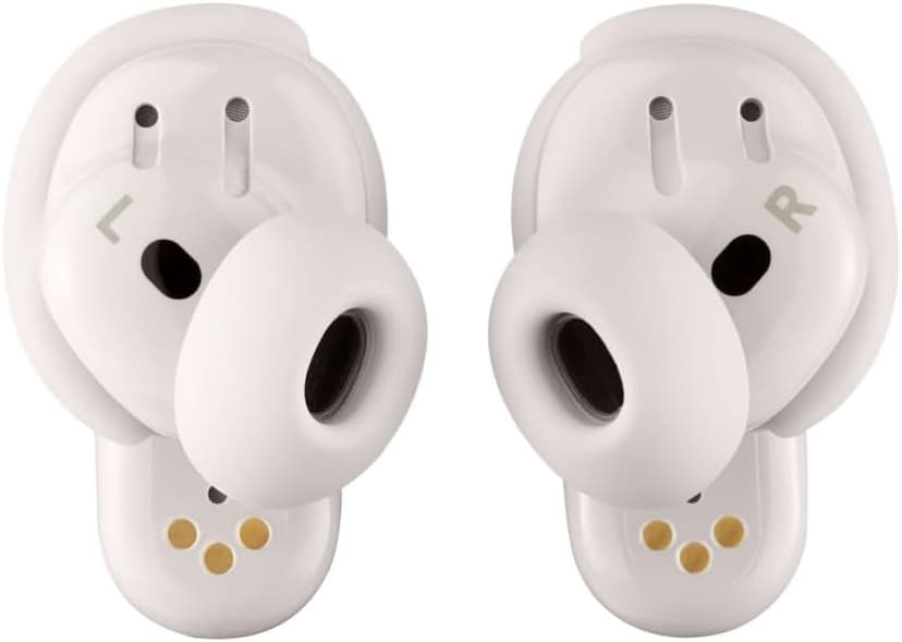 Bose QuietComfort Ultra Bluetooth Earbuds, Wireless Earbuds with Spatial Audio and World-Class Active Noise Cancellation, Deep Bass, Up to 6 Hours of Playtime, White Smoke