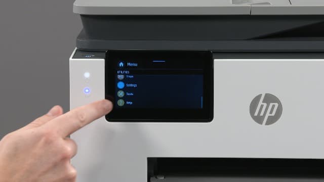 HP OfficeJet Pro 9125e All-in-One Printer, Color, Printer-for-Small Medium Business, Print, Copy, scan, fax,Touchscreen; Smart Advance Scan, 3 month Instant Ink trial included
