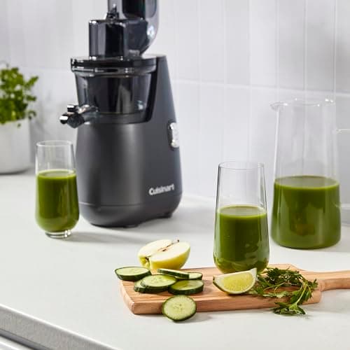 Cuisinart CSJ-300 Easy Clean Slow Juicer, Black and Grey