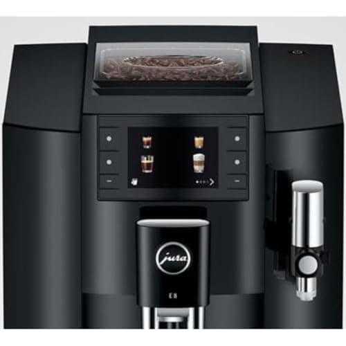 Jura E8 (NAA) 4th Gen Automatic Coffee Machine (Piano Black)