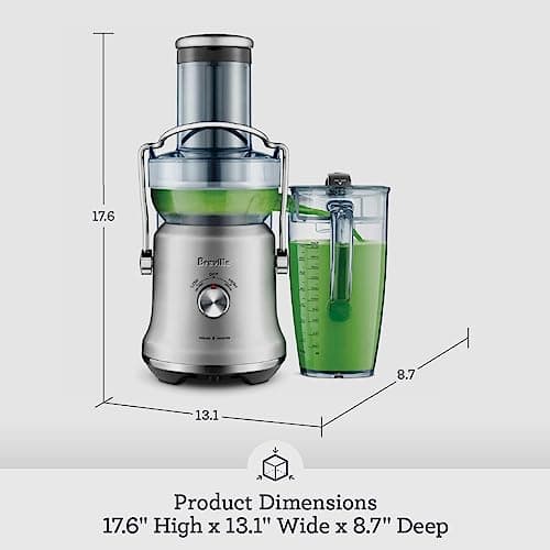 Breville BJE530BSS Juice Fountain Cold Plus, 70 fl oz, Brushed Stainless Steel