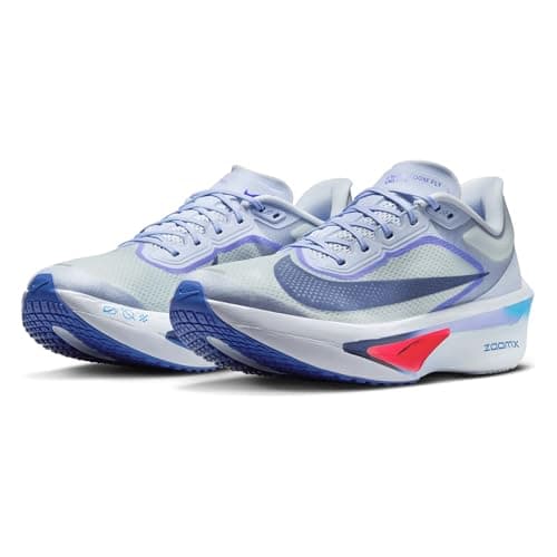 Nike Zoom Fly 6 Men's Road Racing Shoes (FN8454-002, Ghost/Football Grey/Blue Lightning/Blue Void)