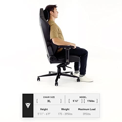 Secretlab Titan Evo Frost Blue Gaming Chair - Reclining, Ergonomic & Heavy Duty Computer Chair with 4D Armrests, Magnetic Head Pillow & Lumbar Support - Big and Tall Up to 395 lbs - Blue - Fabric