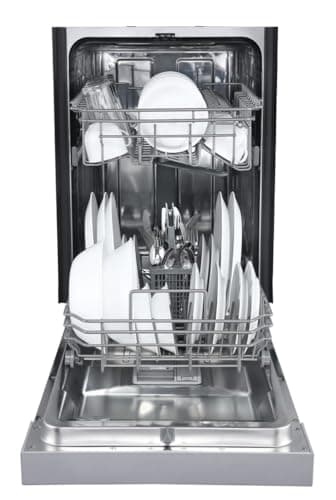 EdgeStar BIDW1802SS 18 Inch Wide 8 Place Setting Built-In Dishwasher