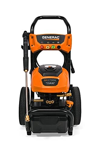 Generac 8888 2700 PSI 1.2 GPM Electric-Powered Residential Pressure Washer - Powerful & Efficient Cleaning - Portable, Ideal for Home Use - 50-State/CARB Compliant