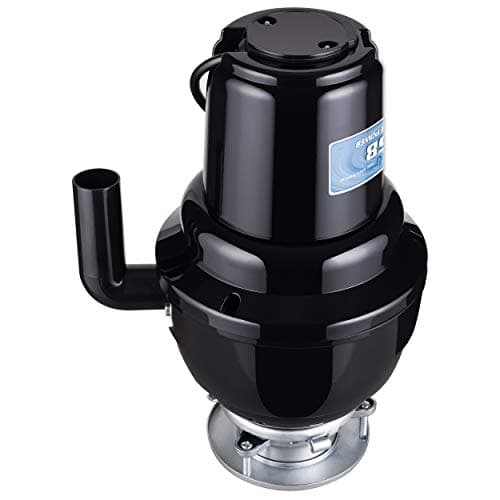 Waste Maid 10-US-WM-658-3B Garbage Disposal Anti-Jam Stainless Steel Food Waste Grinding System, 1-1/4 HP Premium, Black