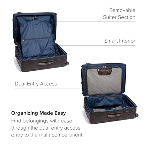 TUMI - Alpha International Dual Access 4-Wheeled Carry-on - Expandable, Durable and Compact Luggage with Removable Garment Bag