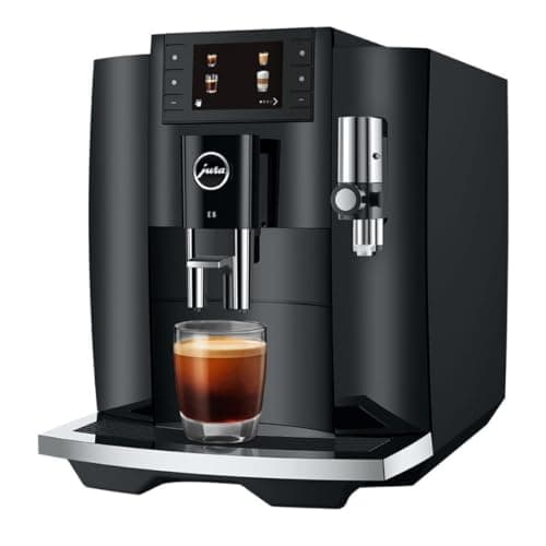 Jura E8 (NAA) 4th Gen Automatic Coffee Machine (Piano Black)