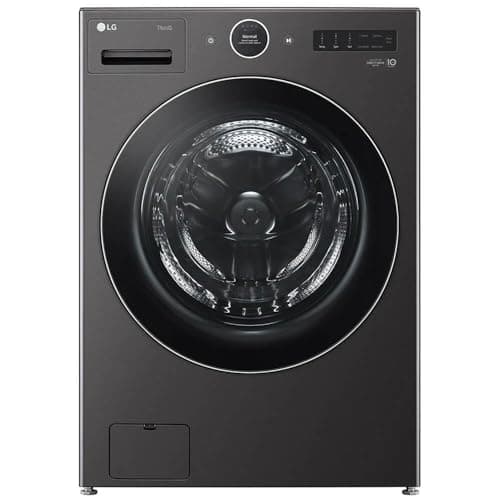 LG WM6700HBA 5.0 Cu. Ft. Black Steel Front Load HE Stackable Smart Washer