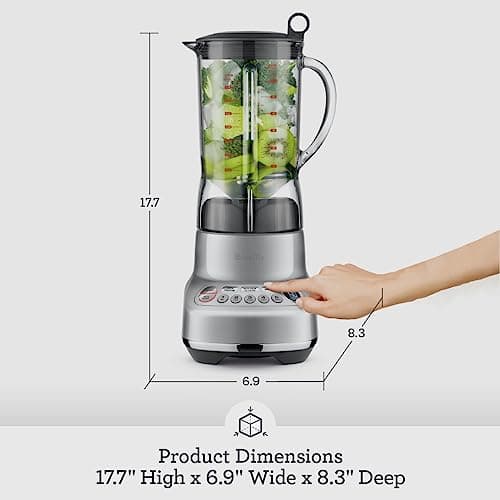 Breville BBL620SIL Fresh and Furious Blender, Silver