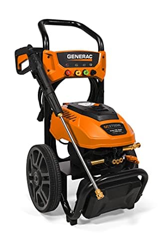 Generac 8888 2700 PSI 1.2 GPM Electric-Powered Residential Pressure Washer - Powerful & Efficient Cleaning - Portable, Ideal for Home Use - 50-State/CARB Compliant