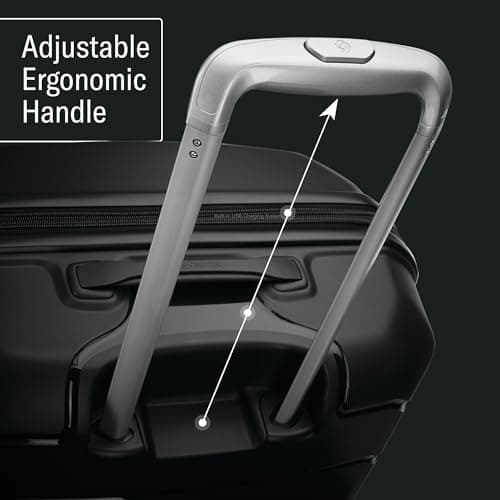 Samsonite Freeform 23-Inch Hardside Carry-On Luggage with Spinner Wheels - Hardshell Carry-On Suitcase - TSA, Airline-Approved - Expandable Hard Shell, Smooth Rolling Wheels for Lightweight Travel.