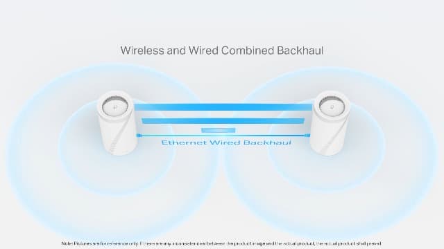 TP-Link 𝐃𝐞𝐜𝐨 BE63 Tri-Band WiFi 7 BE10000 Whole Home Mesh System- 6-Stream 10 Gbps, 4x2.5G Ports Wired Backhaul, 4X Smart Internal Antennas, VPN, MU-MIMO, HomeShield, Free Expert Support (2-Pack)