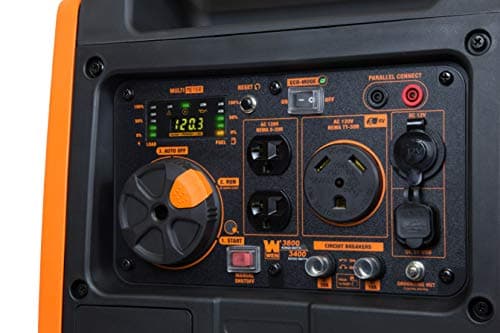 WEN 3800-Watt Inverter Generator, Electric Start, RV-Ready, Portable and Super Quiet with Fuel Shut-Off (56380i)
