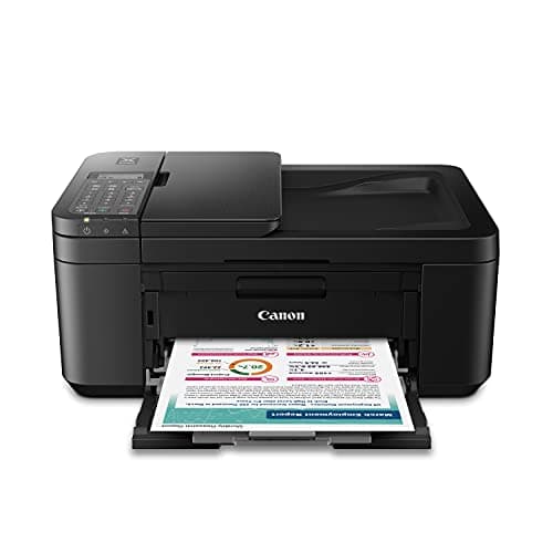 Canon PIXMA TR4720 All-in-One Wireless Printer Home use, with Auto Document Feeder, Mobile Printing and Built-in Fax, Black PG-275 Black Ink Tank, CL-276 Color Ink Cartridge