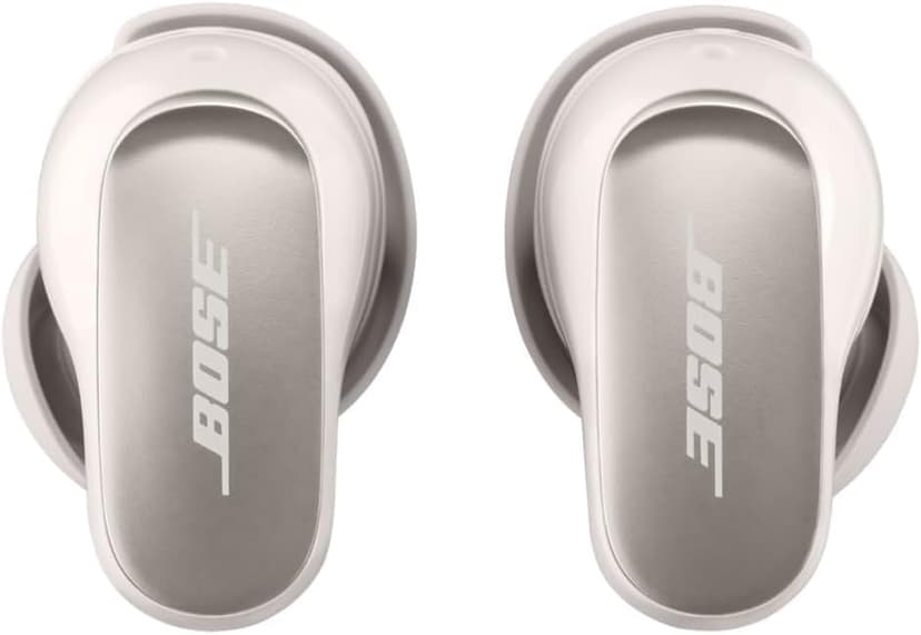 Bose QuietComfort Ultra Bluetooth Earbuds, Wireless Earbuds with Spatial Audio and World-Class Active Noise Cancellation, Deep Bass, Up to 6 Hours of Playtime, White Smoke