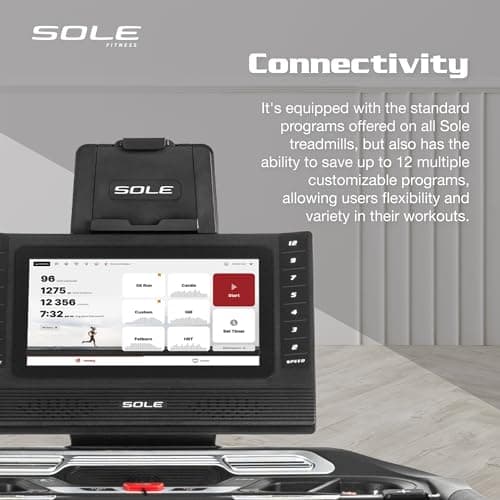 SOLE Fitness F63, F65, F80, F85, TT8 Treadmill With Incline, Bluetooth, Foldable Option - For Home, Work From Home Fitness, Running and Walking