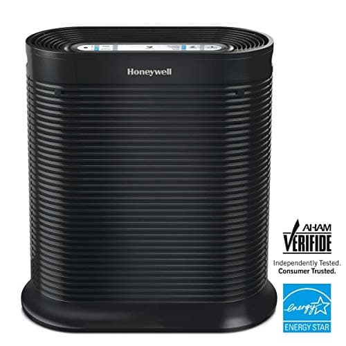 Honeywell HPA300 HEPA Air Purifier for Extra Large Rooms - Microscopic Airborne Allergen+ Dust Reducer, Cleans Up To 2250 Sq Ft in 1 Hour - Wildfire/Smoke, Pollen, Pet Dander – Black