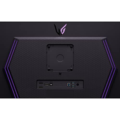 LG ‎27GS95QE 27-inch Ultragear OLED Gaming Monitor QHD 1440p 240Hz 0.03ms DisplayHDR True Black 400 AMD FreeSync Premium Pro NVIDIA G-Sync HDMI 2.1 DisplayPort Tilt/Height/Swivel Stand Black