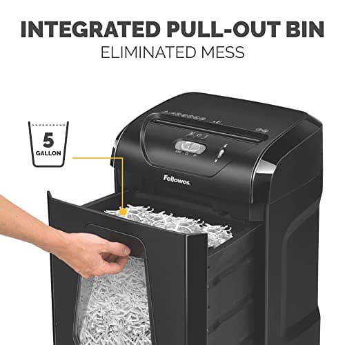 Fellowes 14C10 14-Sheet Cross-Cut Home Office Paper Shredder