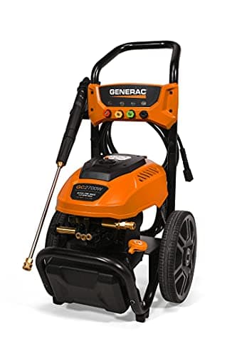 Generac 8888 2700 PSI 1.2 GPM Electric-Powered Residential Pressure Washer - Powerful & Efficient Cleaning - Portable, Ideal for Home Use - 50-State/CARB Compliant