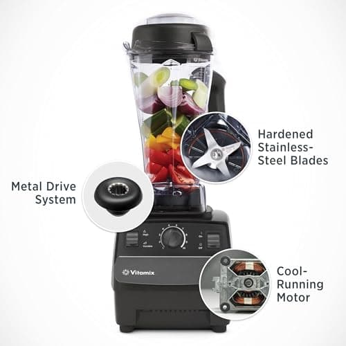 Vitamix 5200 Professional Grade Blender for Smoothies, Food Grinder and Emulsifier, 64oz Pitcher, White