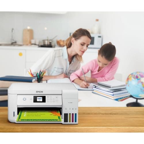 Epson EcoTank ET-2760 Wireless Color All-in-One Cartridge-Free Supertank Printer with Scanner and Copier