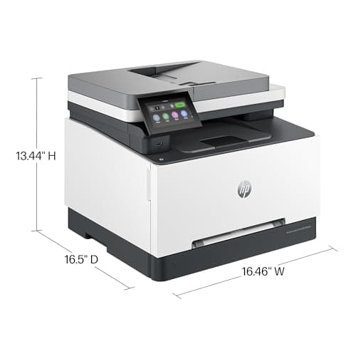 HP Color Laserjet Pro MFP 3301sdw Wireless All-in-One Color Laser Printer, Scanner, Copier, Best-for-Office (499Q3F)
