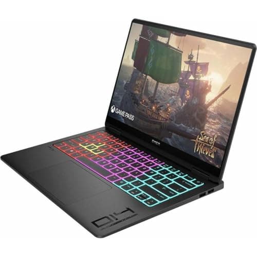 HP OMEN Transcend 14-fb0761nr 14" 2.8K 120Hz OLED Gaming Laptop, Intel Core Ultra 7 155H 1.4GHz, 16GB RAM, 1TB SSD, NVIDIA GeForce RTX 4060 8GB, Windows 11 Home, Shadow Black