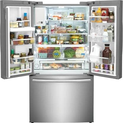 Frigidaire Gallery 27.8 cu. ft. French Door Refrigerator in Smudge-Proof Stainless Steel GRFS2853AF